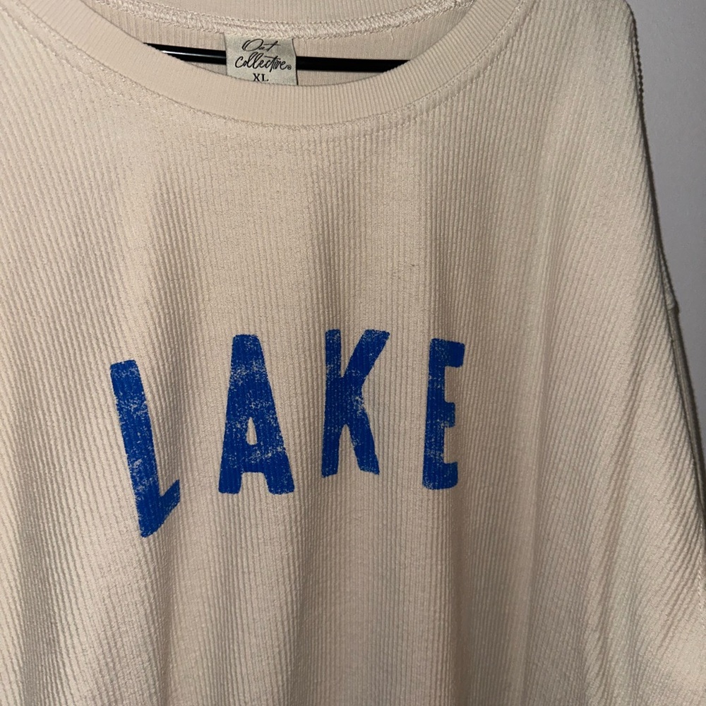 NWOT Lake Corded Crewneck